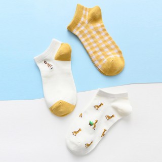 Набор носков  «Жирафы» в мягкой упаковке, 3 пары