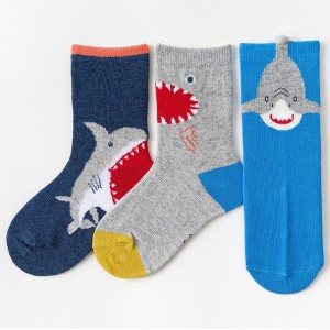 Набор детских носков «Акулы» в мягкой упаковке, 3 пары