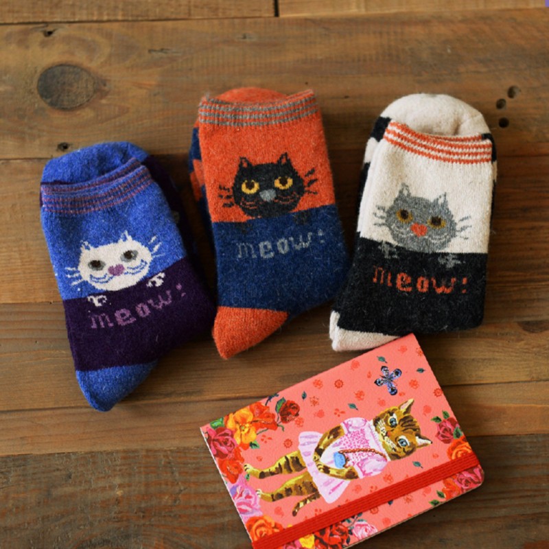 Теплые носки «Meow»