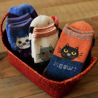 Теплые носки «Meow»