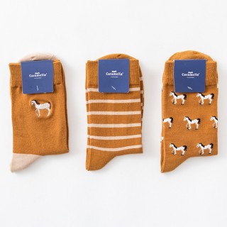 Комплект мужских носков «Лошади», 12 пар
