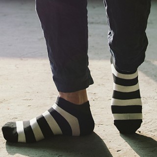 Набор мужских носков «Черно-белые», 4 пары 