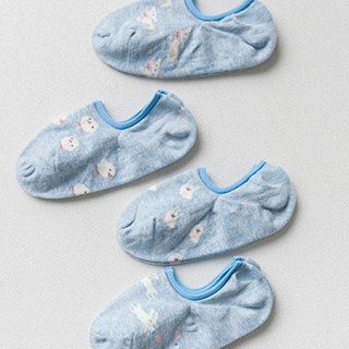 Набор носков «Животные-2» голубой, 4 пары