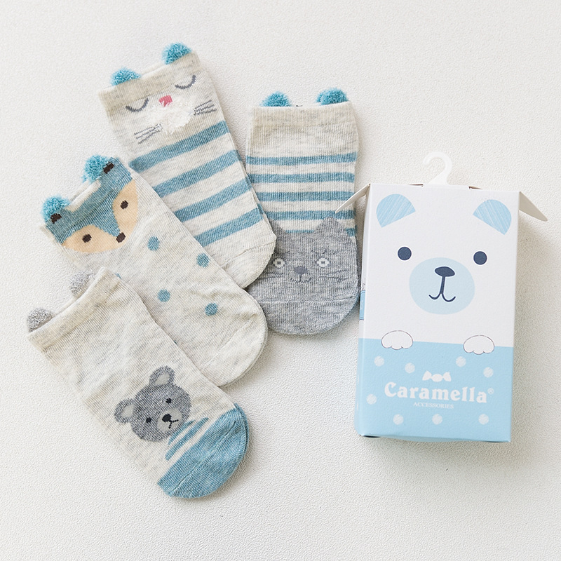 Набор детских носков «Мишка», 4 пары