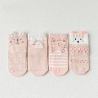 Набор детских носков «Спящий зайка», 4 пары