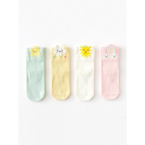 Набор детских носков «Погода» в мягкой упаковке, 4 пары