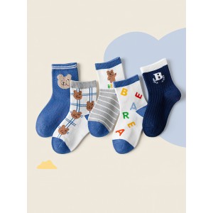 Набор детских носков «Bear» в мягкой упаковке, 5 пар