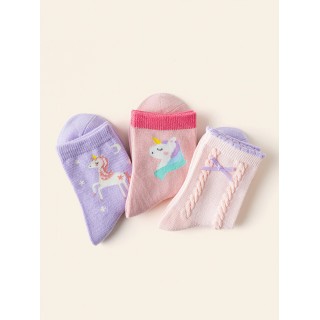 Набор детских носков «Единороги» в мягкой упаковке, 5 пар