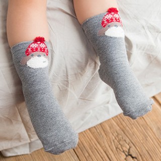 Набор детских носков «Мишка путешественник», серый 4 пары