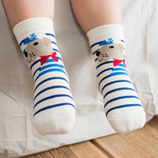 Набор детских носков «Собачка» голубой, 4 пары