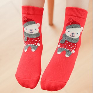 Набор детских носков новогодний «Ослик путешественник», 4 пары