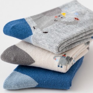 Набор детских носков «Слоники» в мягкой упаковке, 3 пары