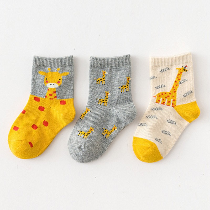 Набор детских носков «Жираф-2» в мягкой упаковке, 3 пары