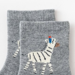Набор детских носков «Зебры» в мягкой упаковке, 3 пары