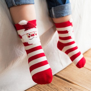 Носки детские «Дед мороз и олень», 2 пары