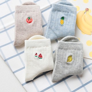 Набор детских носков «Фрукты», 4 пары