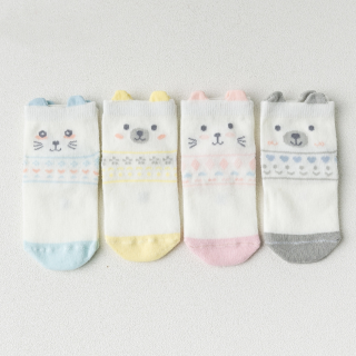 Набор детских носков «Весёлый мишка», 4 пары